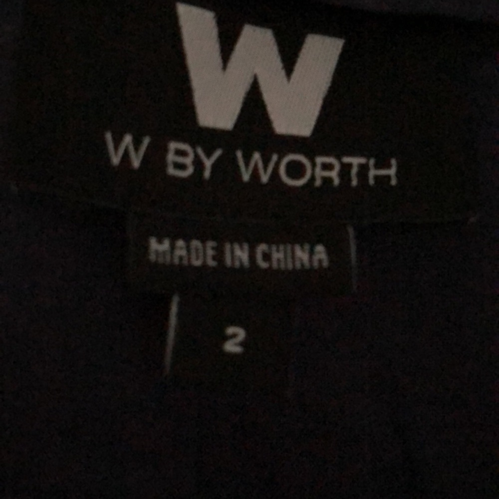 W By Worth Shorts Textured Dress SZ 2 Blue - Picture 9 of 12